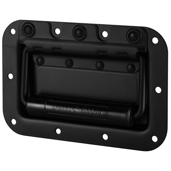 Main product image for Penn-Elcom H7154K Spring Flex Cabinet Handle Black 260-701